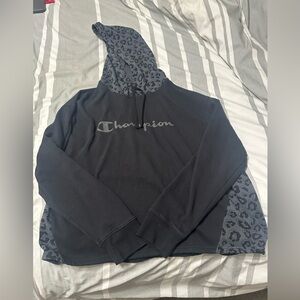 Women’s Crop Champion Hoodie Sweatshirt